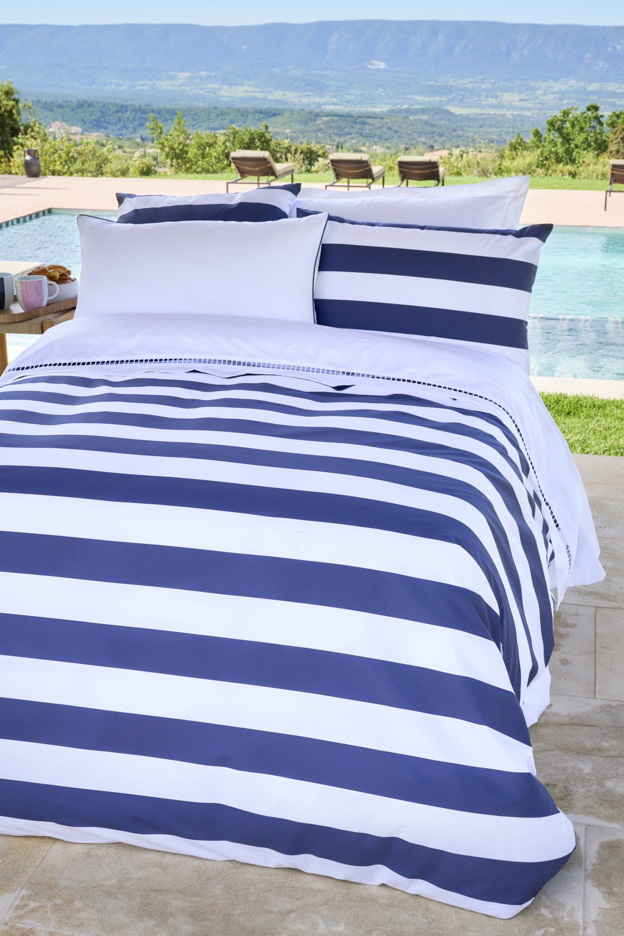 Stripe comforter cover