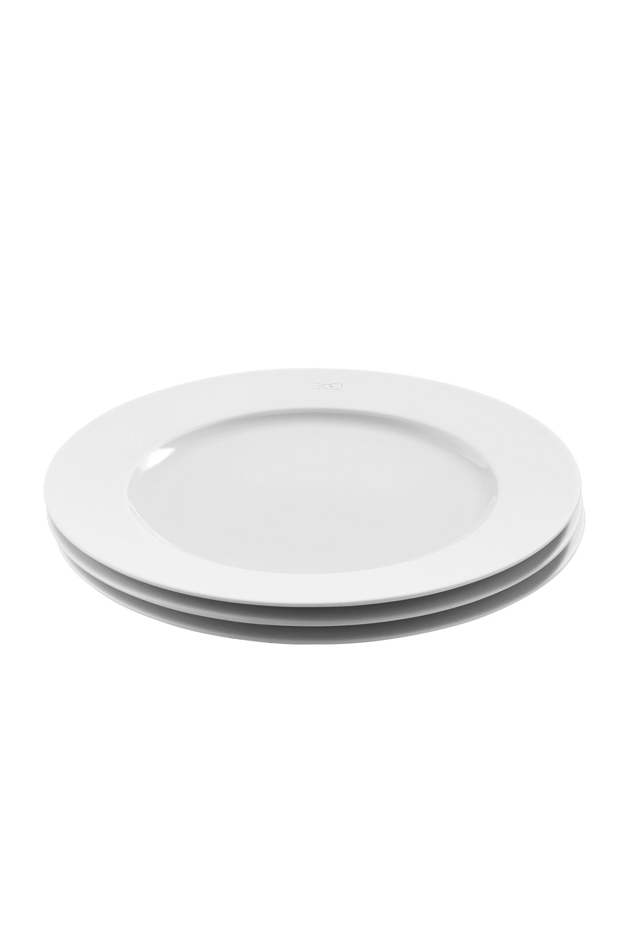 Set of 6 White Limoges porcelain plates
