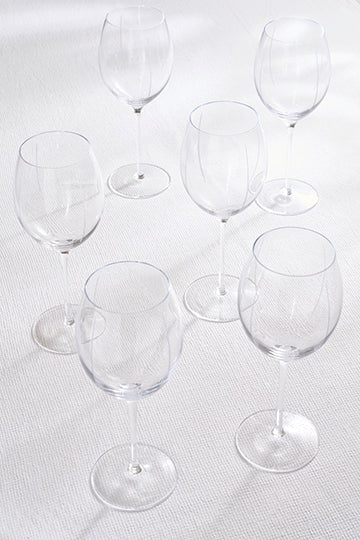Lot de 6 verres à vin