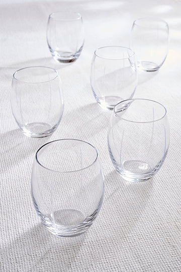 Lot de 6 verres à eau
