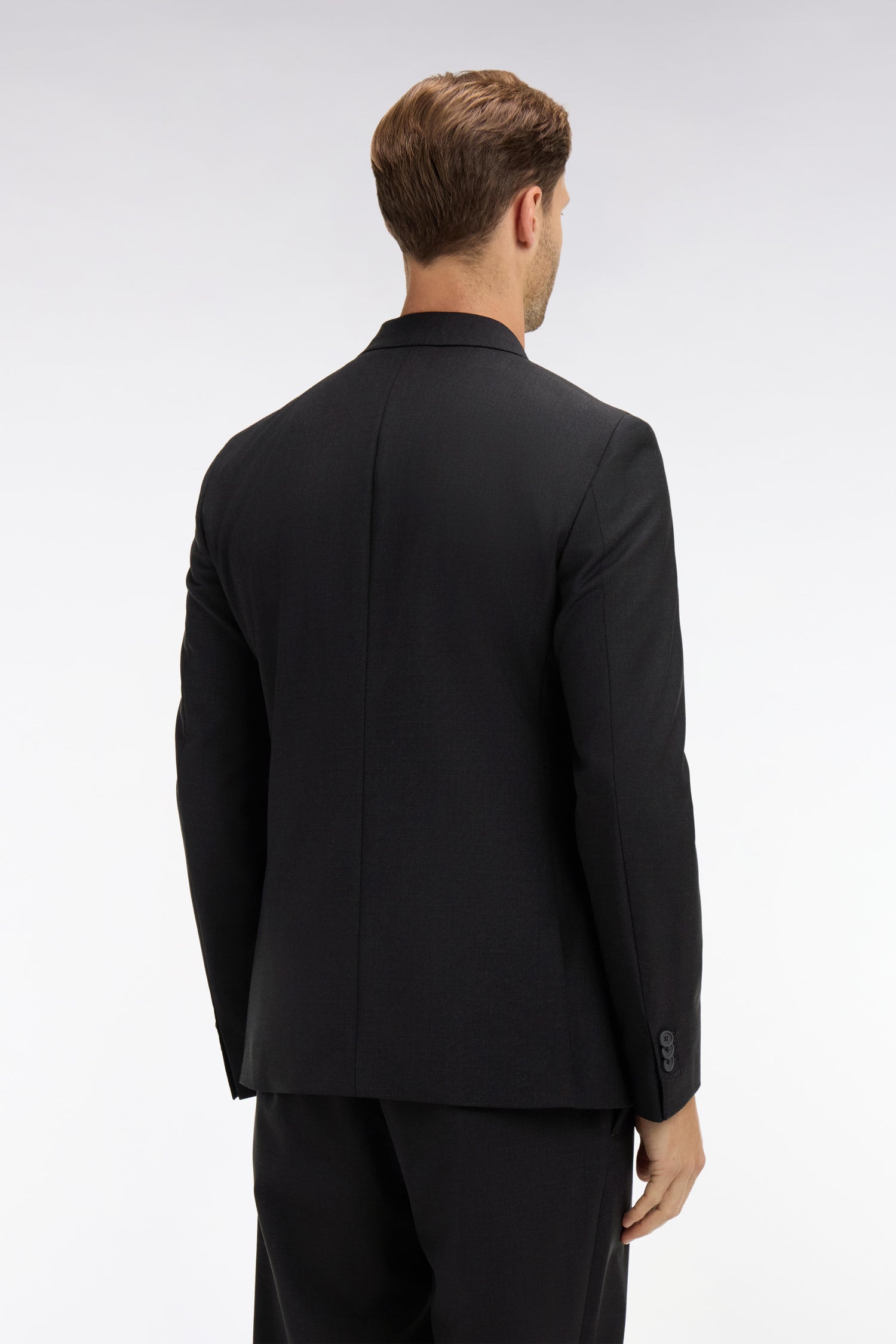 Blazer gris foncé détails noeud en relief