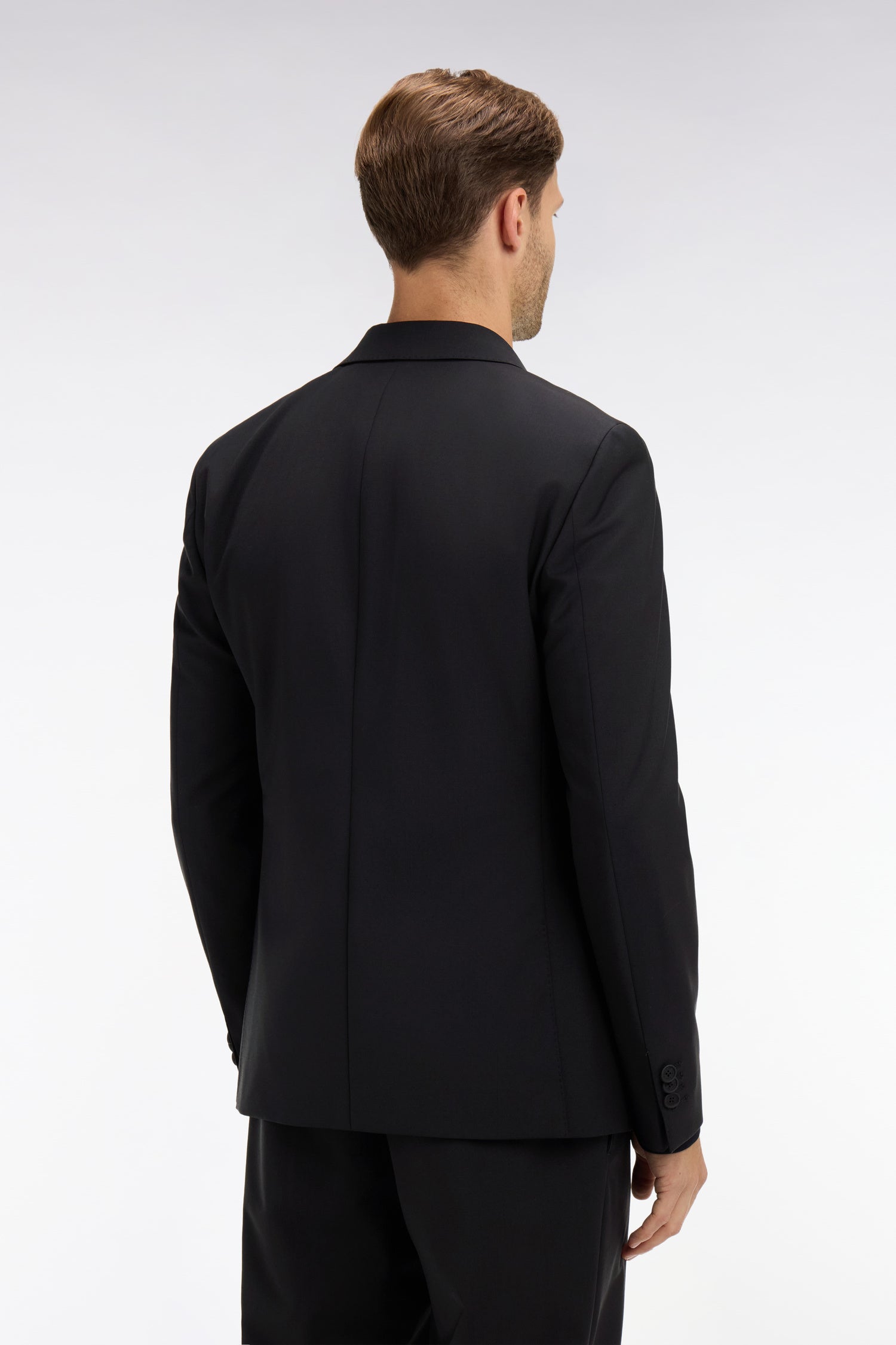 Blazer noir détails noeud en relief