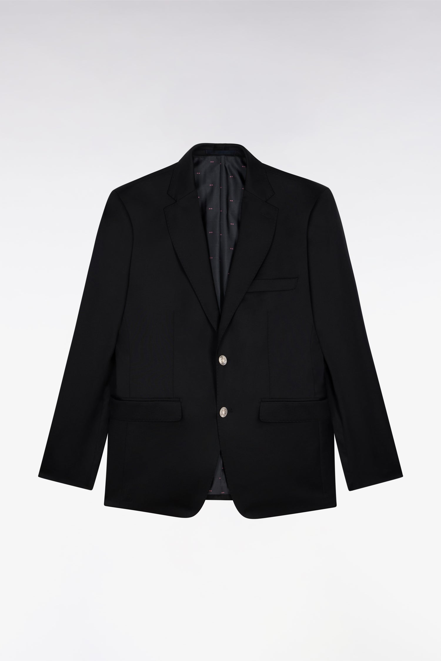 Blazer noir slim fit 100 % laine