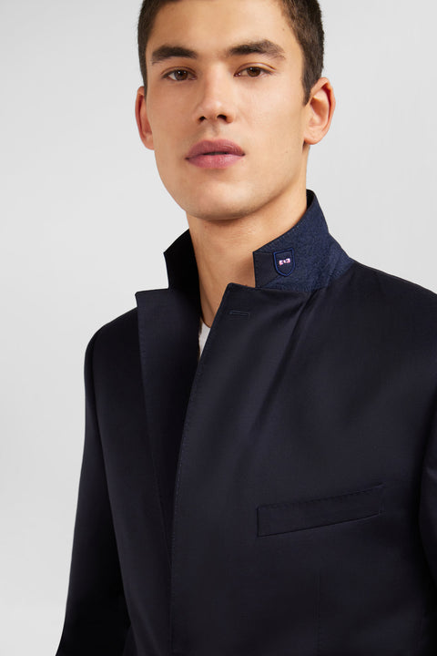 Blazer bleu marine 100 % laine - Image 3