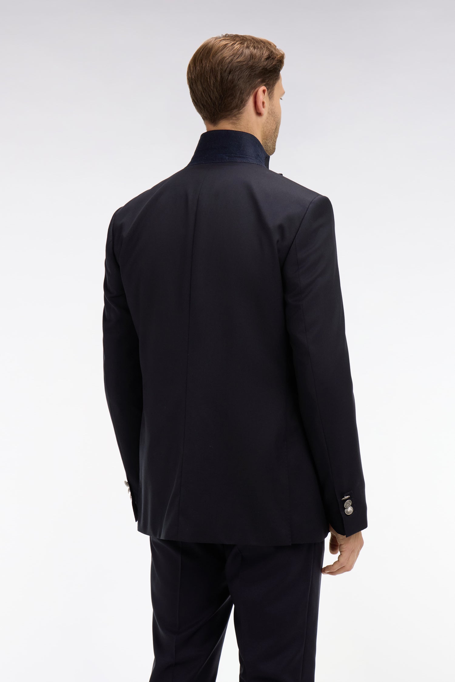Blazer bleu marine 100 % laine