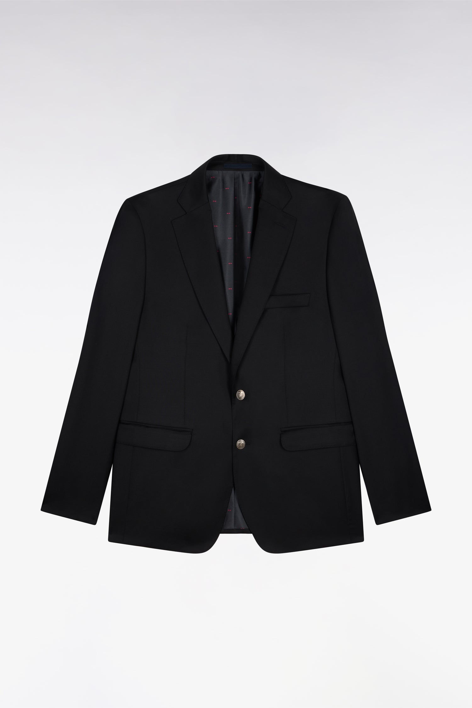 Blazer noir 100 % laine