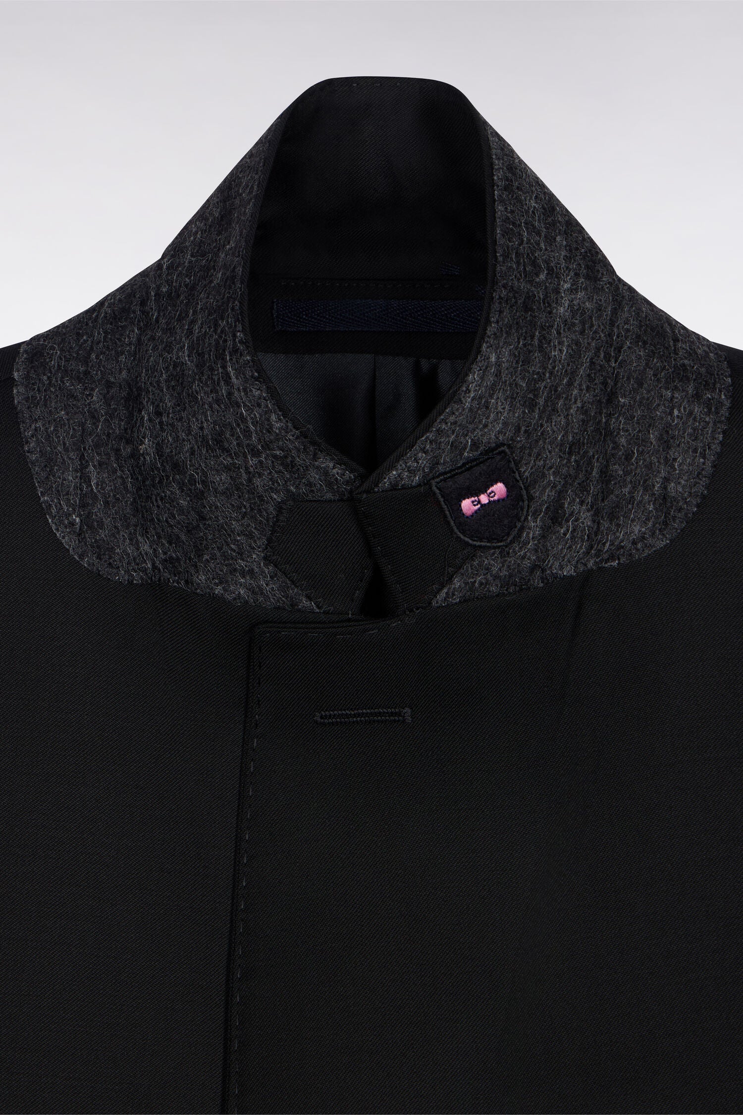 Blazer noir 100 % laine