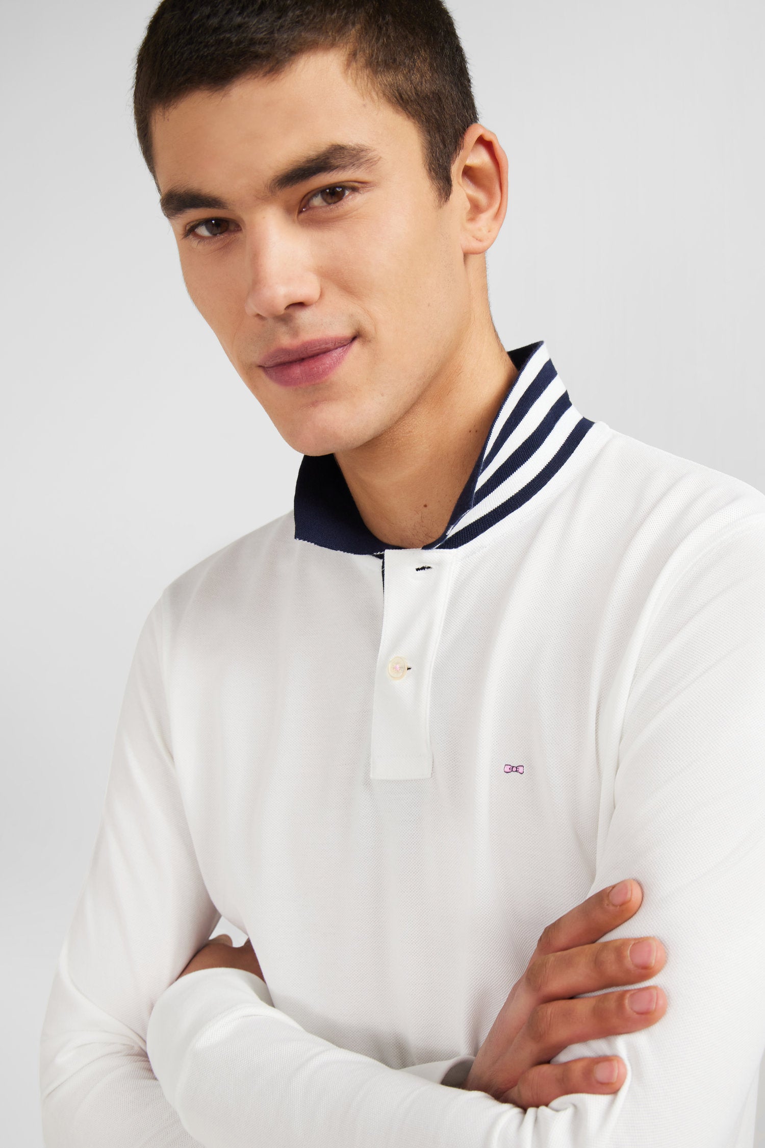T shirt avec col clearance