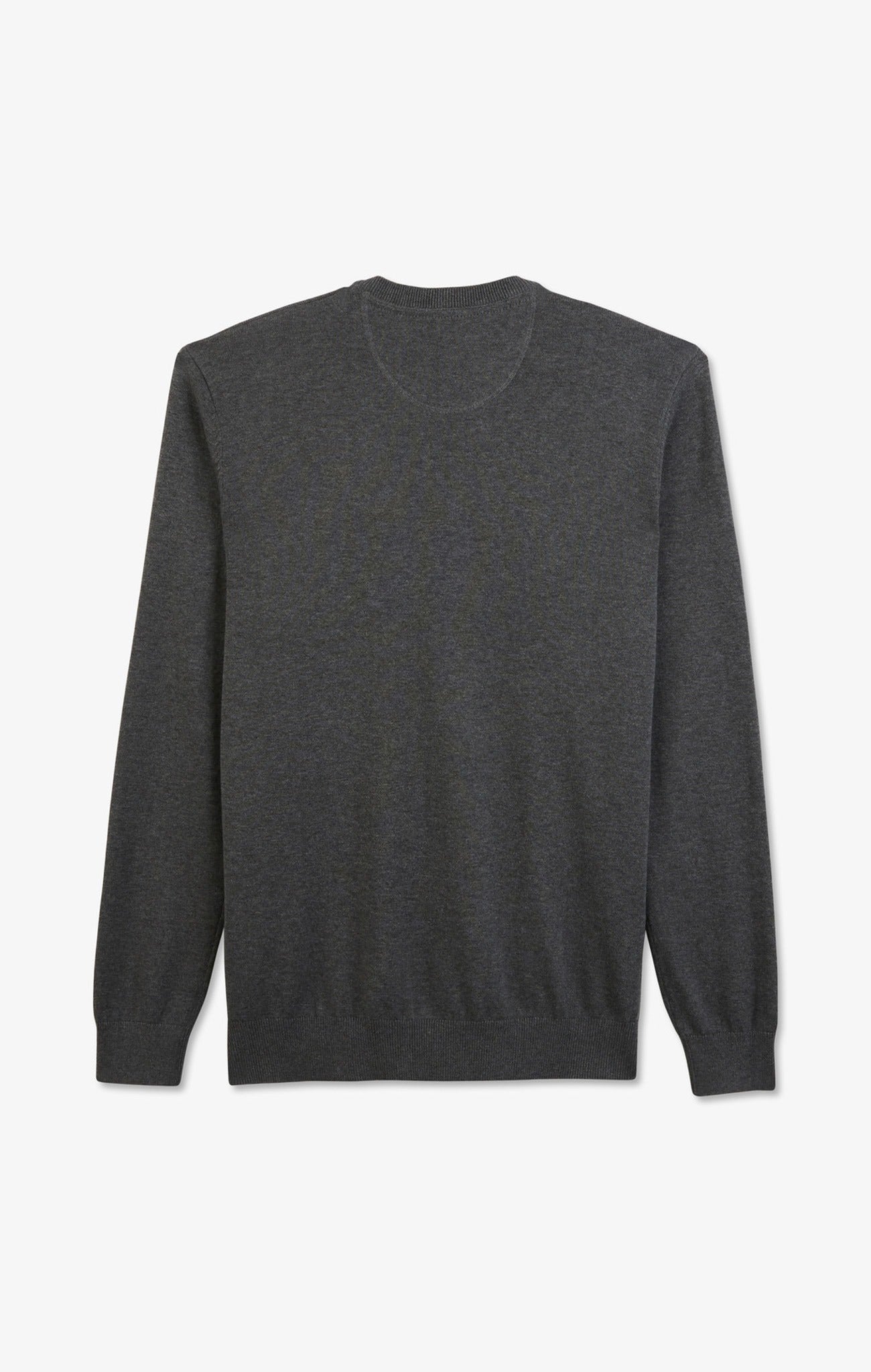 Pullover Rundhalsausschnitt aus Baumwolle Grau