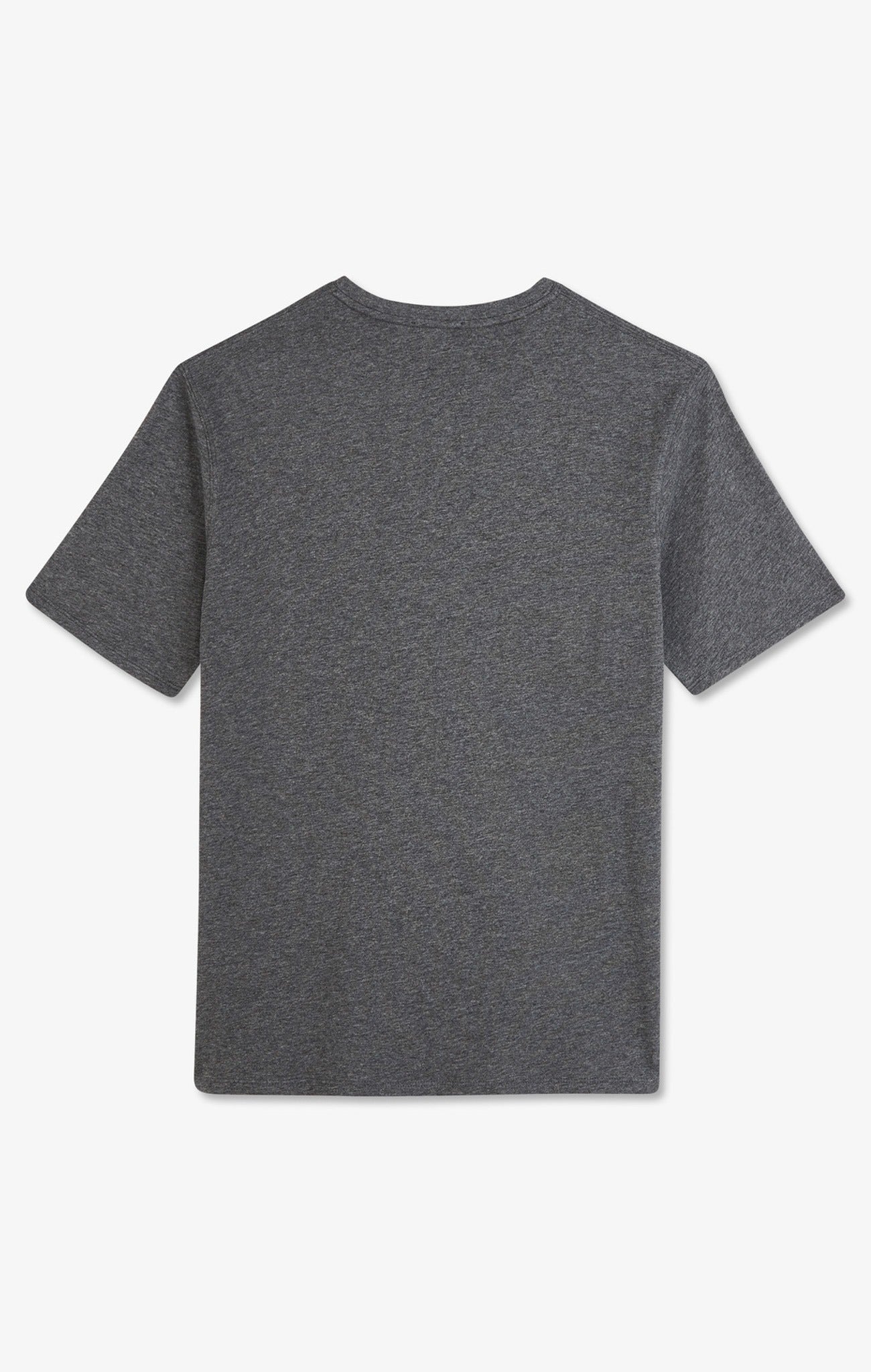 T-shirt gris col rond à manches courtes