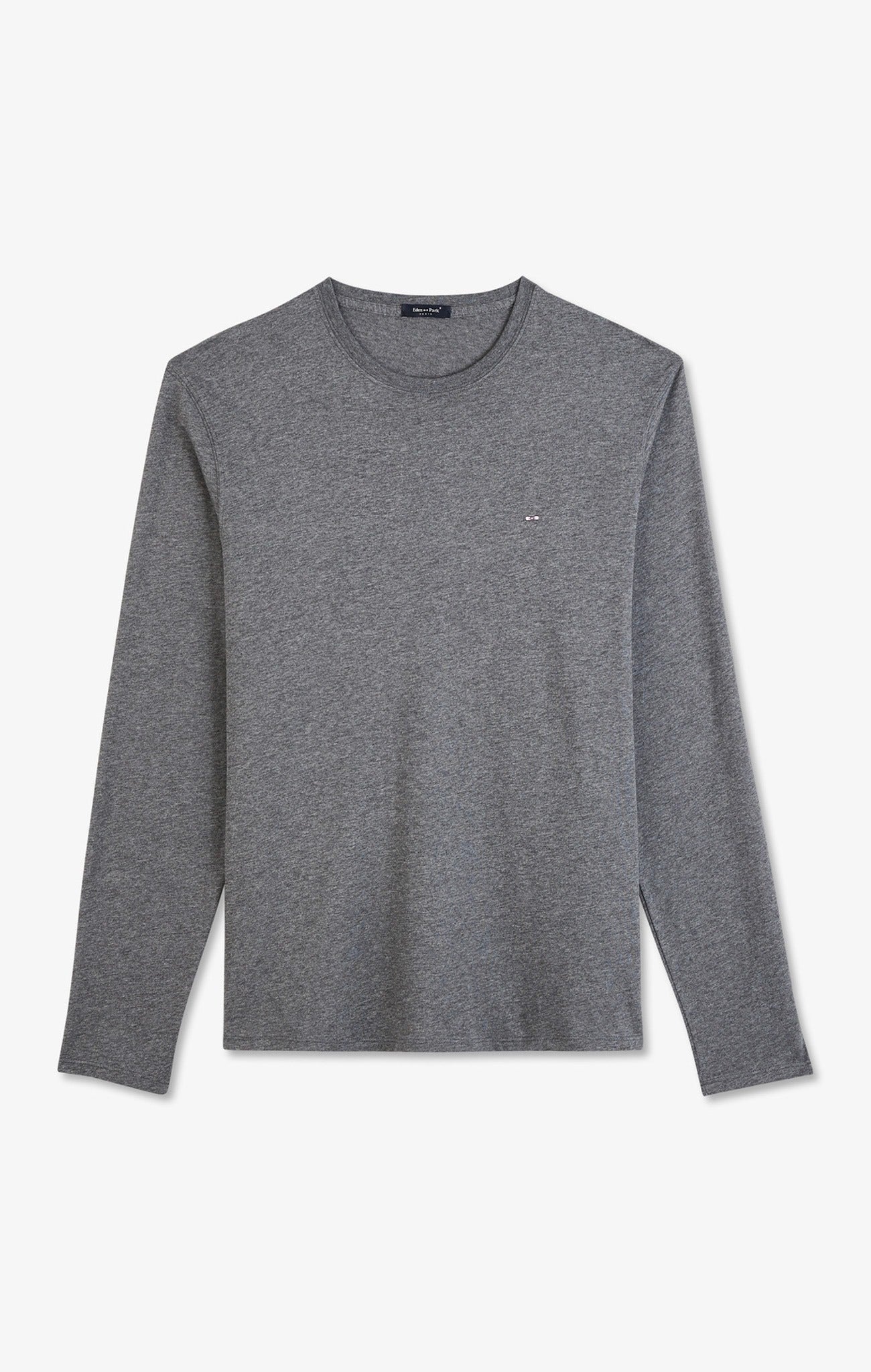 T-shirt grey crew neck with long sleeves