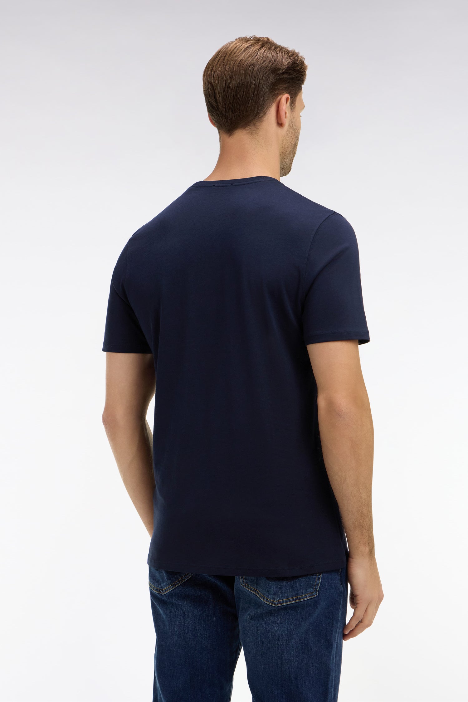 T-shirt en coton imprimé à col rond - Bleu clair 'Hawaï' - - 7.00 T-shirt en coton imprimé à col rond - Bleu clair 'Hawaï' - - 7.00