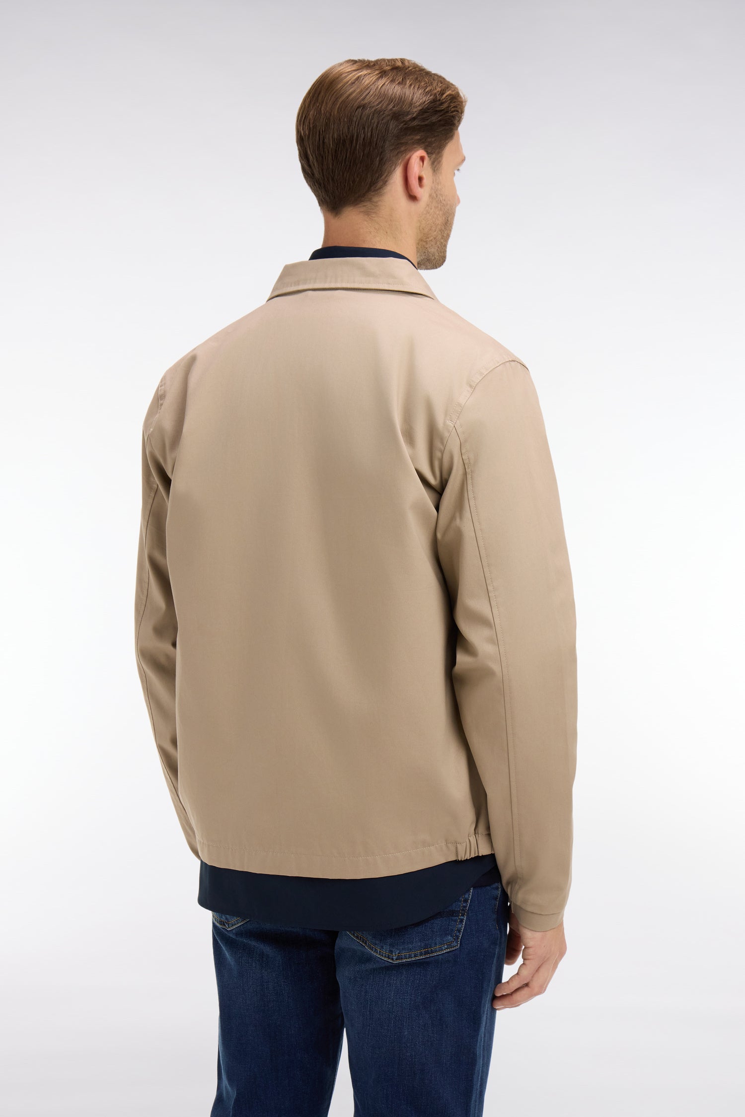 Blouson beige rembourré