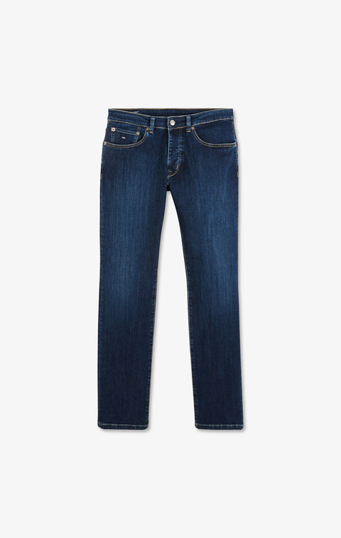 Jean bleu en coton stretch - Image 2