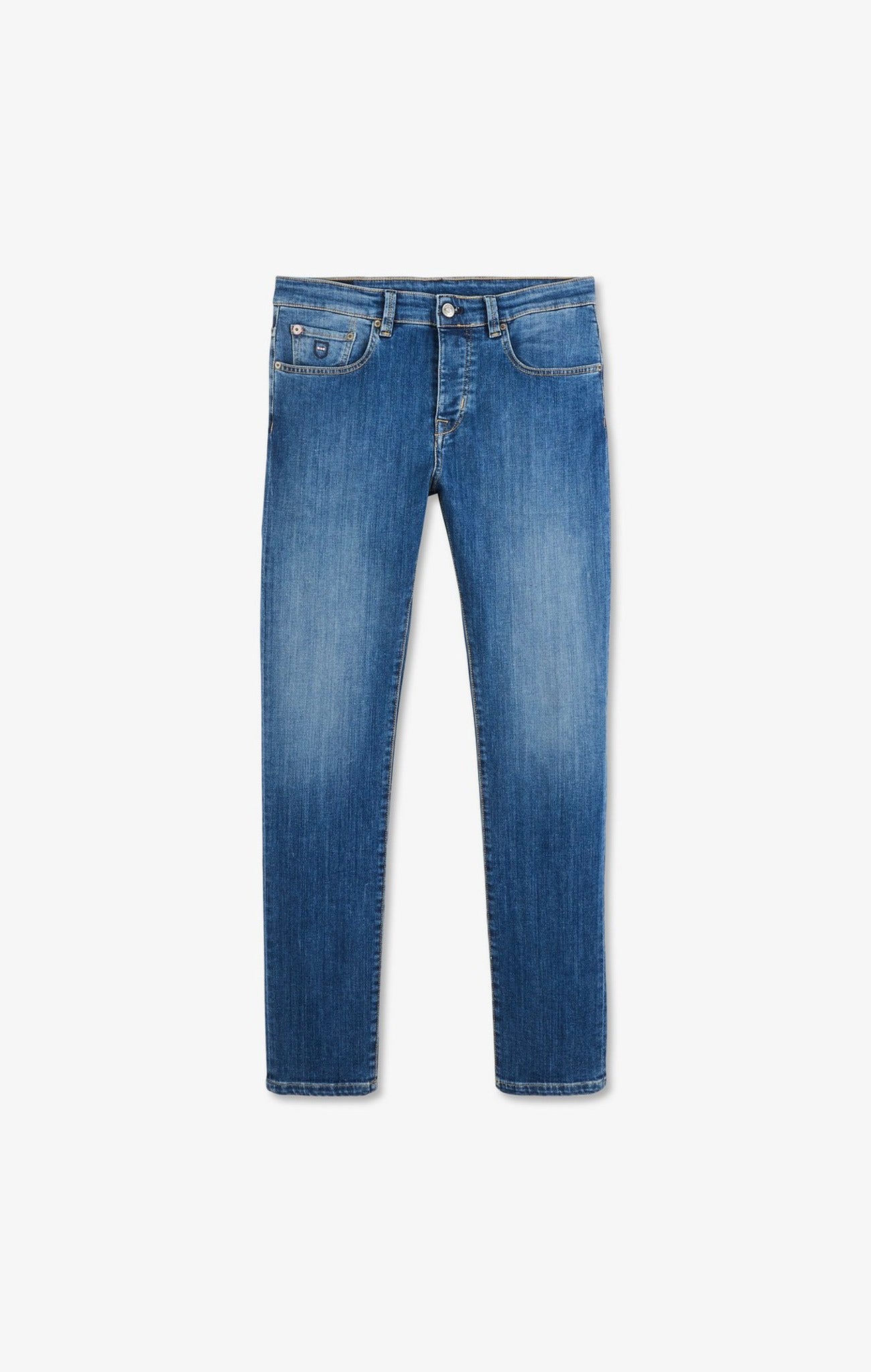 Blue jeans in stretch cotton