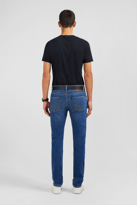 Jean bleu en coton stretch - Image 3