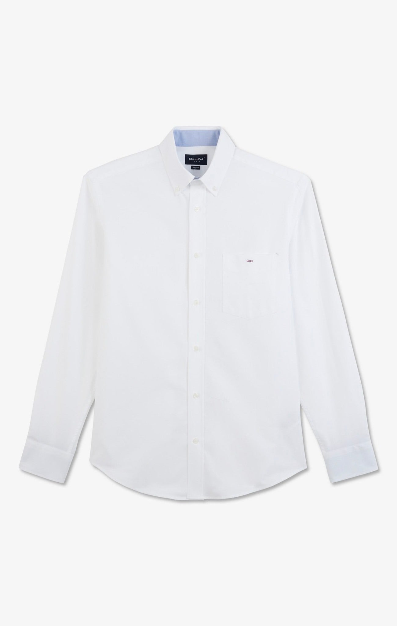 Chemise blanche unie en coton – Eden Park