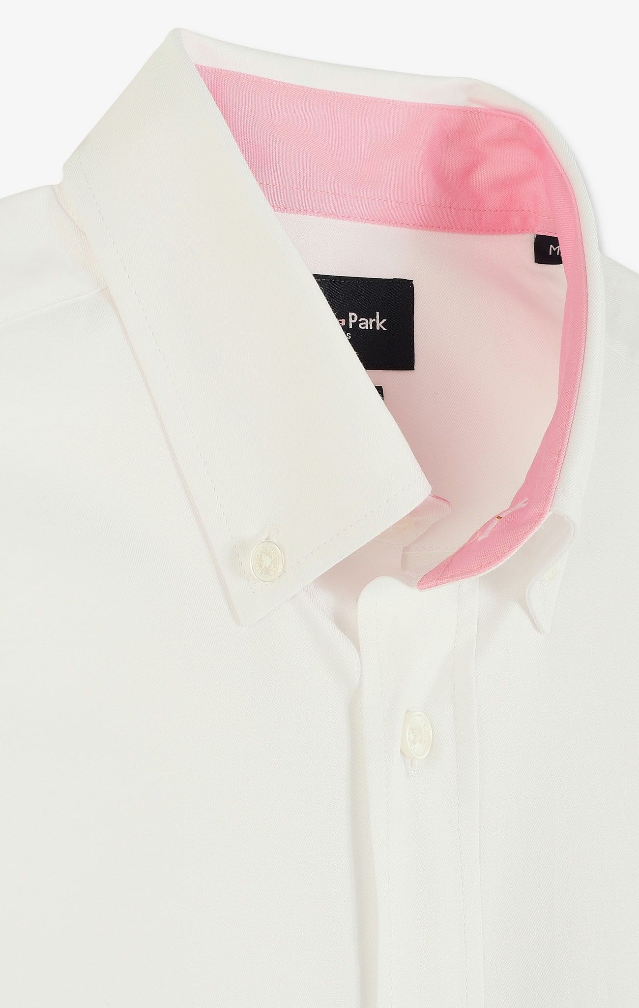 Chemise blanche en twill de coton