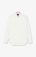 Chemise blanche en twill de coton