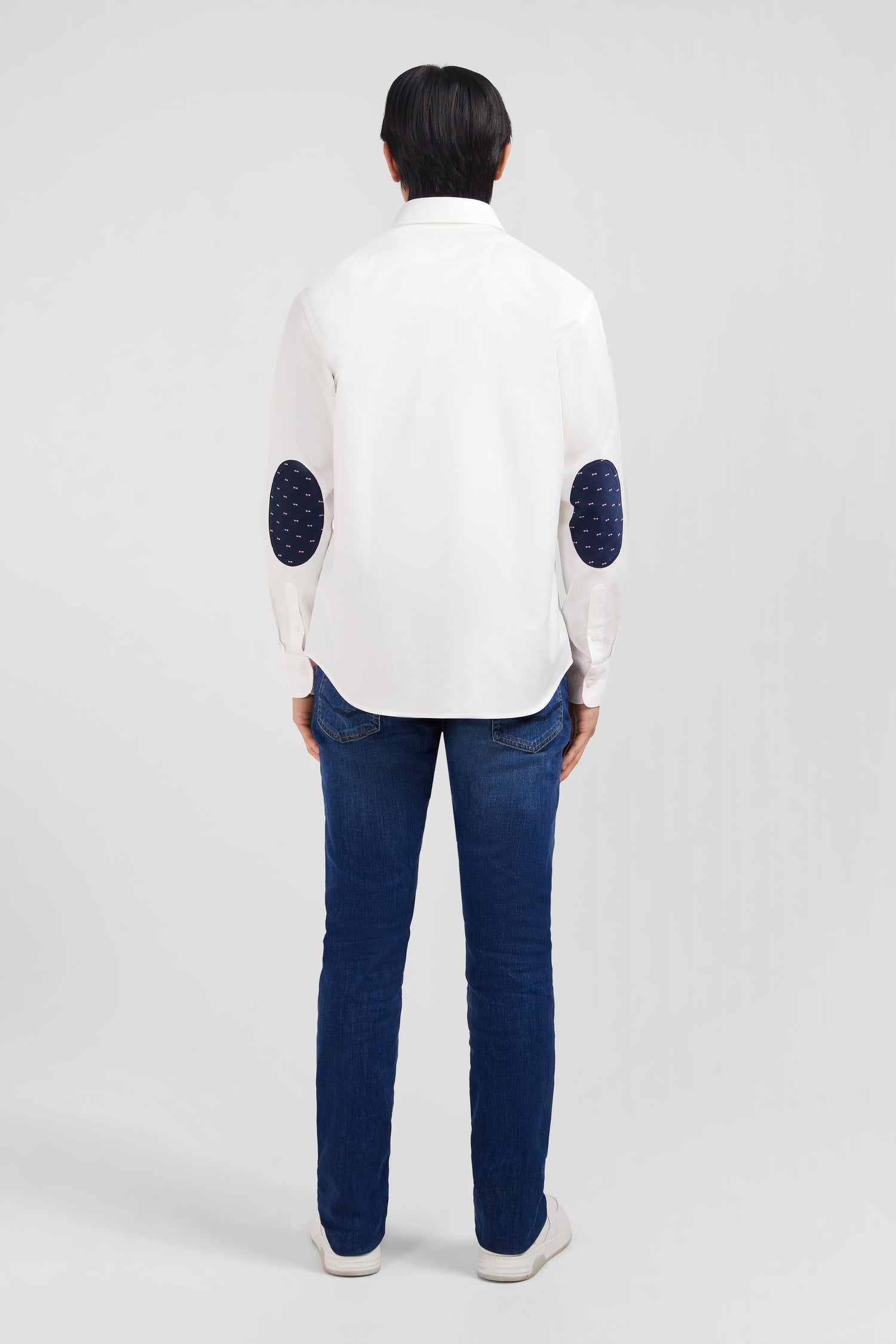 Chemise blanche en twill de coton