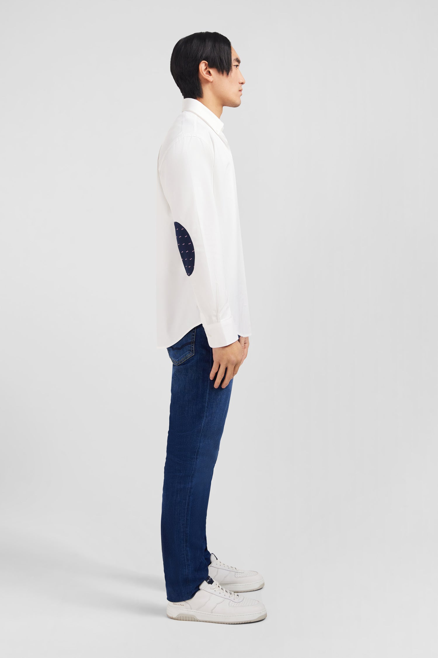 Chemise blanche en twill de coton