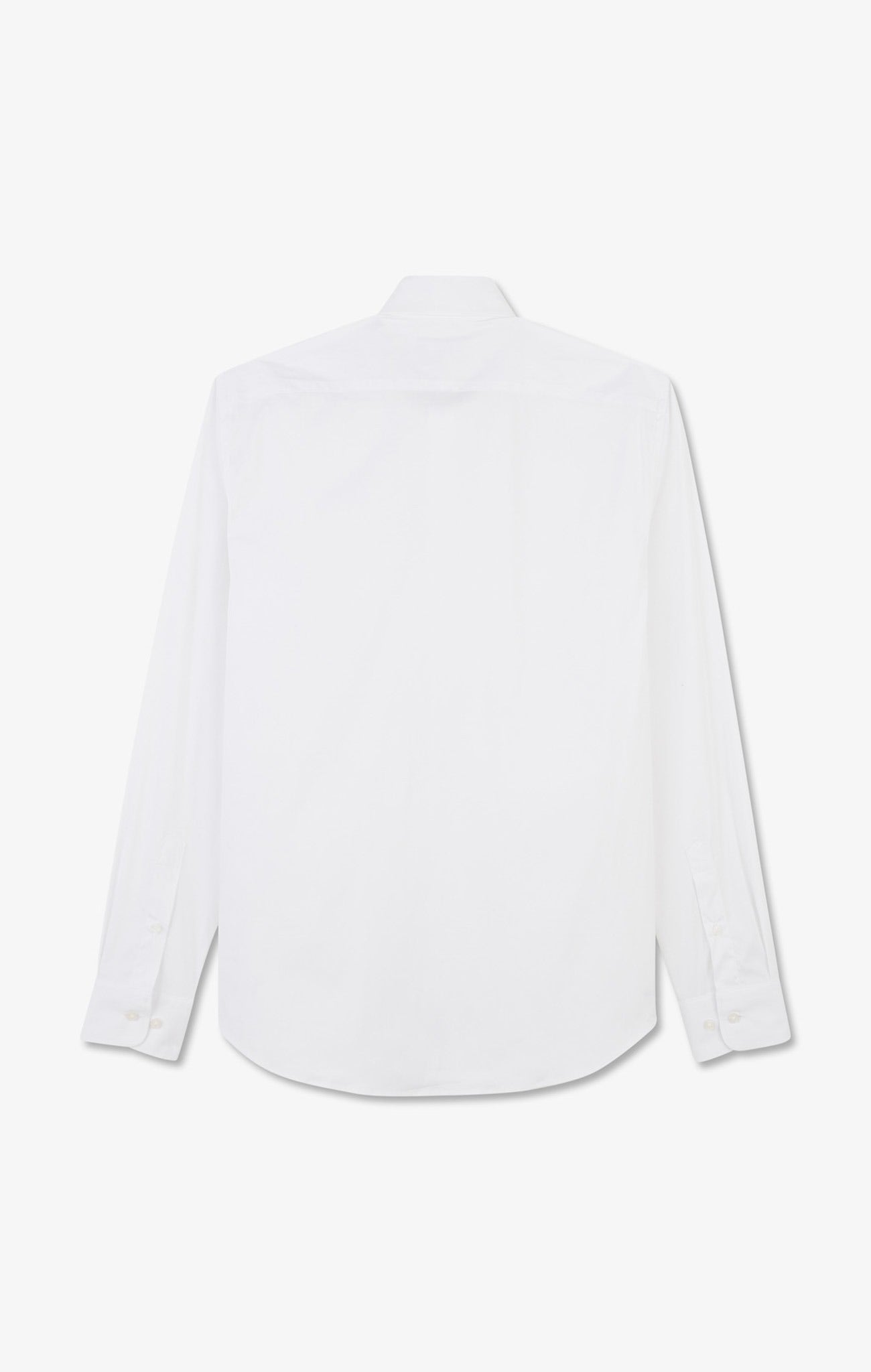 Slim-fit white shirt in stretch poplin