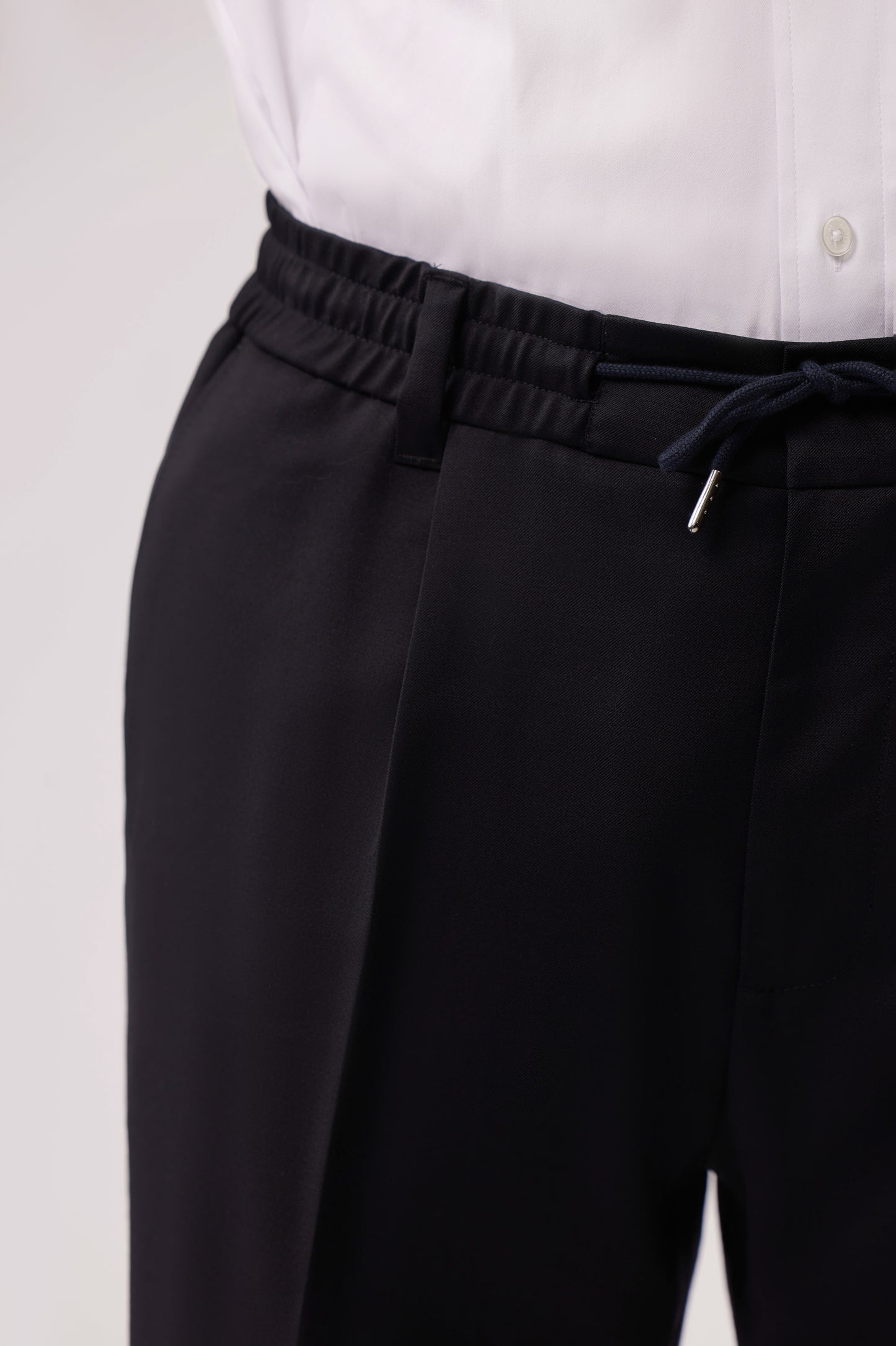 Pantalon en laine bleu marine Eden Park x Racing 92