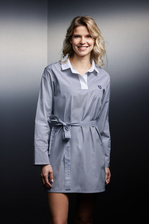 Robe maillot rayée upcyclée Pap'Atelier - Image 1