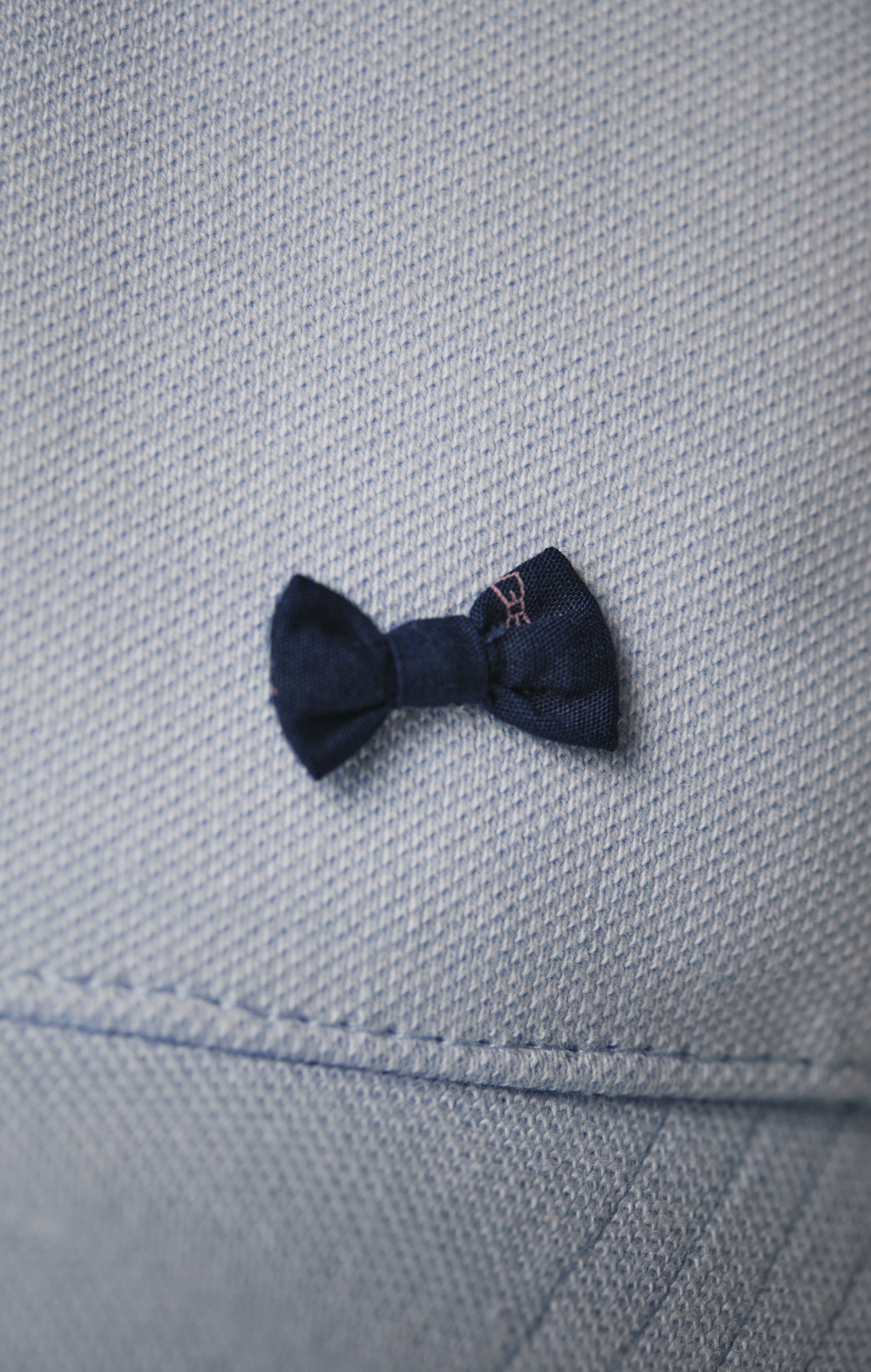 Casquette bleue à mini nœuds papillon Pap'Atelier