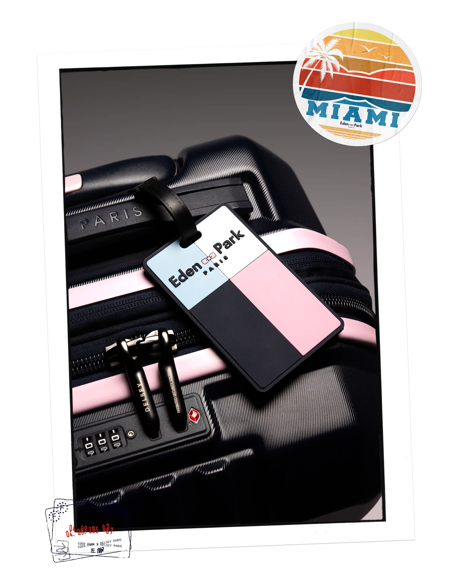 Valise cabine Tournée French Flair Delsey Paris x Eden Park