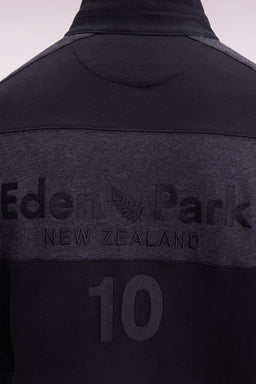 Maillot à manches longues rayé Nouvelle Zélande en jersey de coton épais gris
