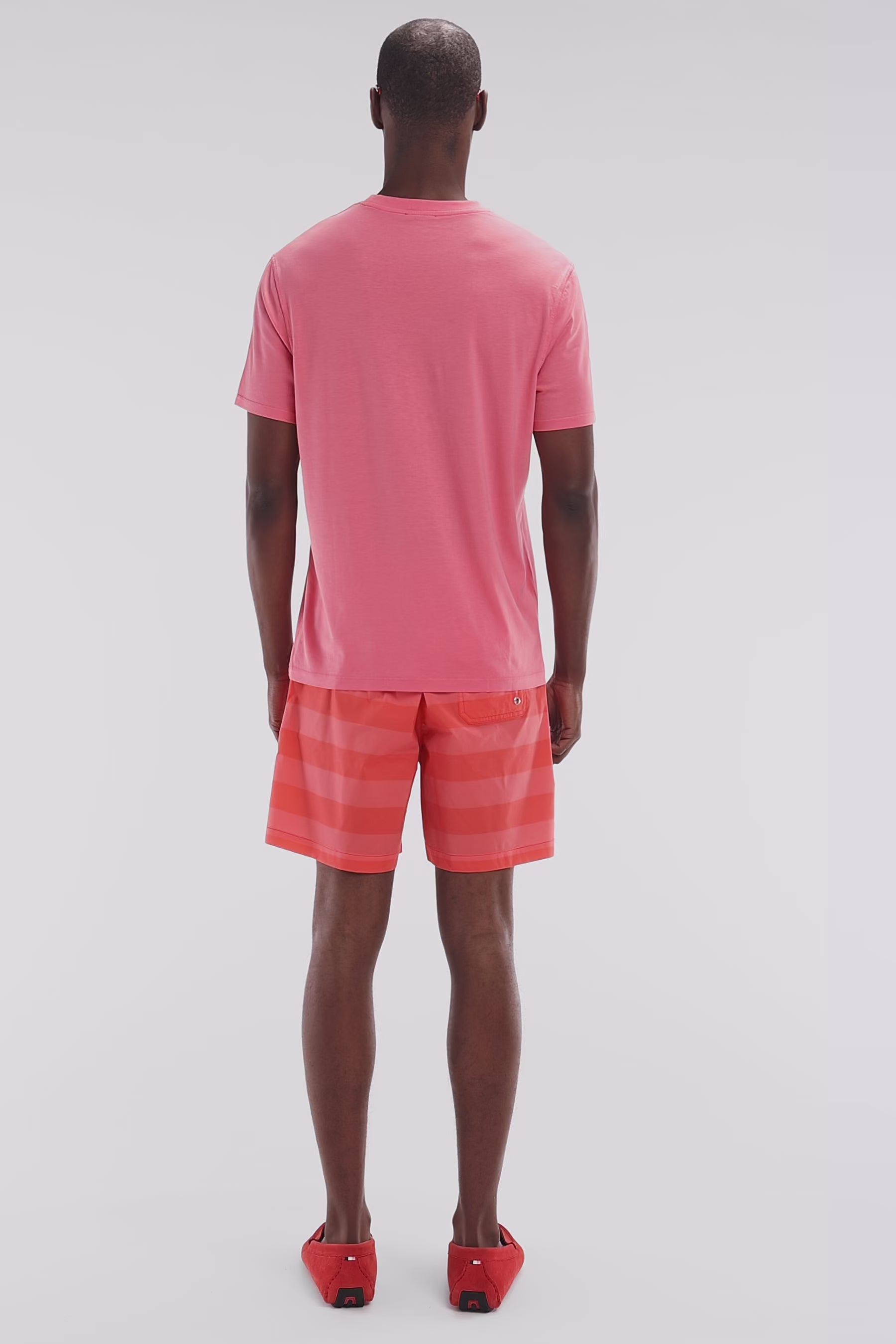 Maillot de bain cerclé corail