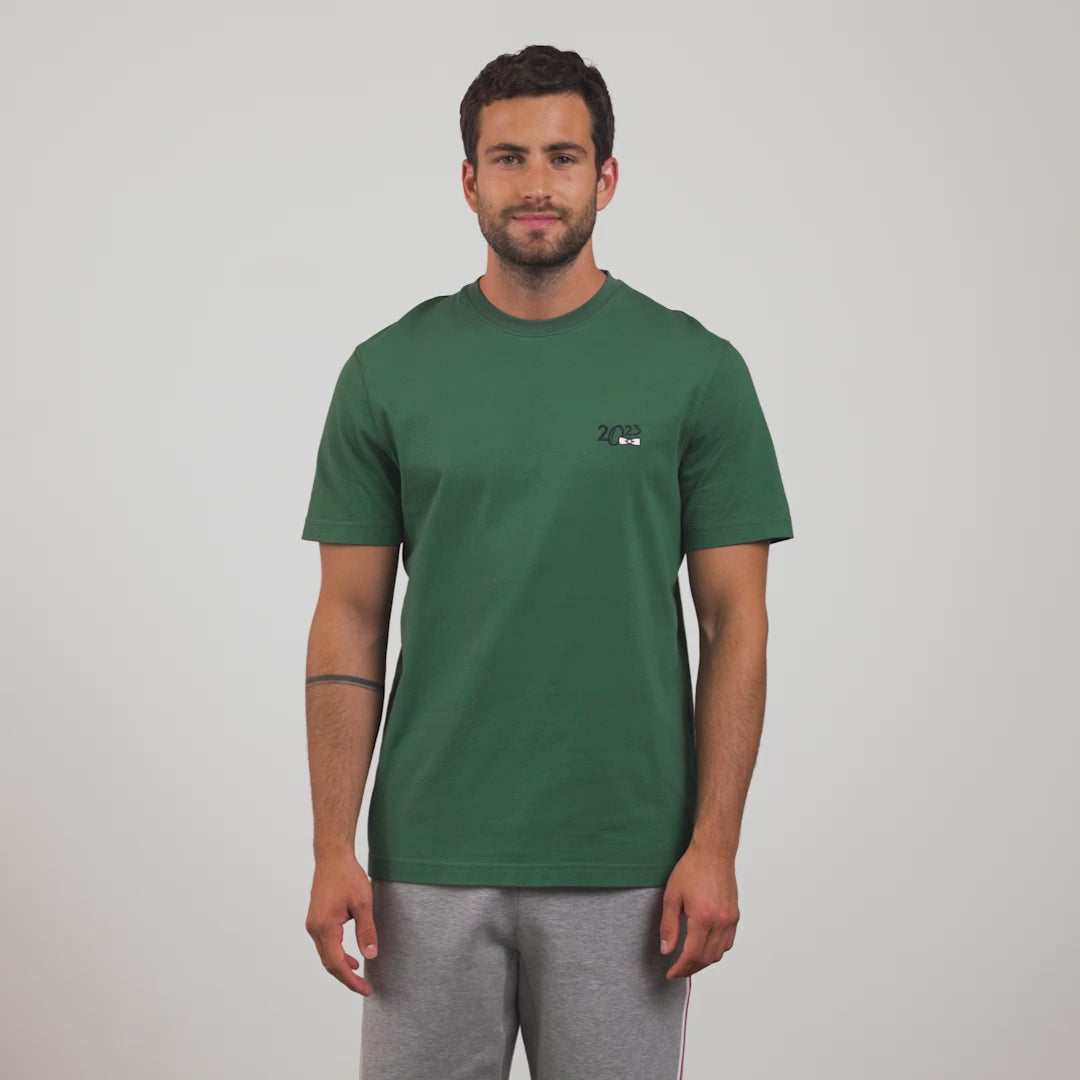 T-shirt vert à broderies 2023 - Afrique du Sud