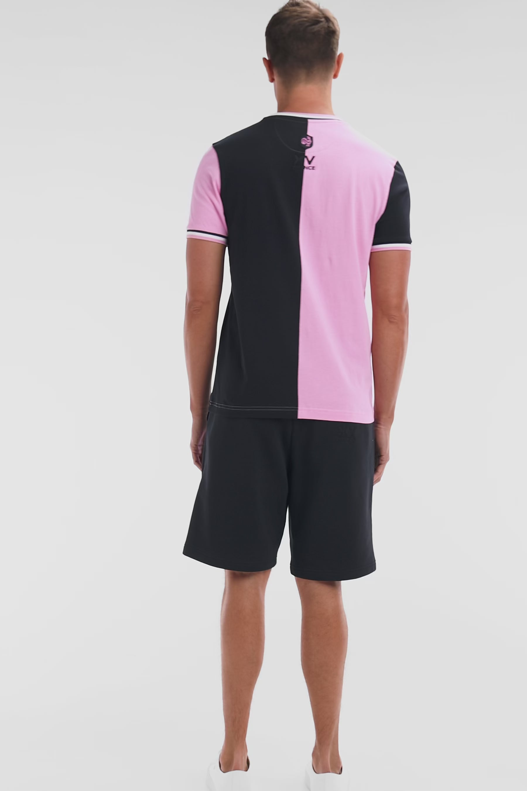 トップス Eden Shirts PNK Crew neck pink pima cotton t-shirt – Eden Park