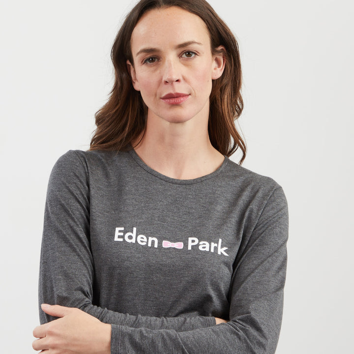 Pyjama gris foncé à inscription Eden Park