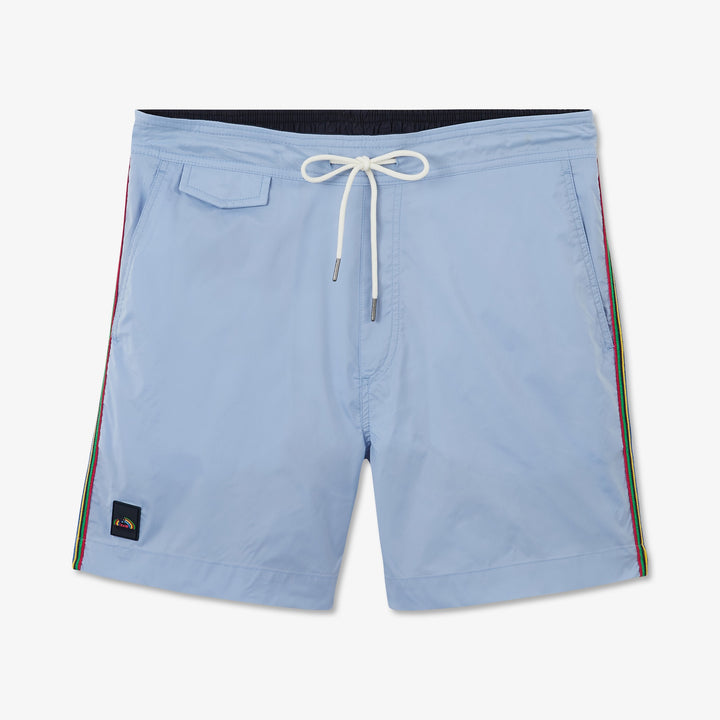 Short de bain bleu clair