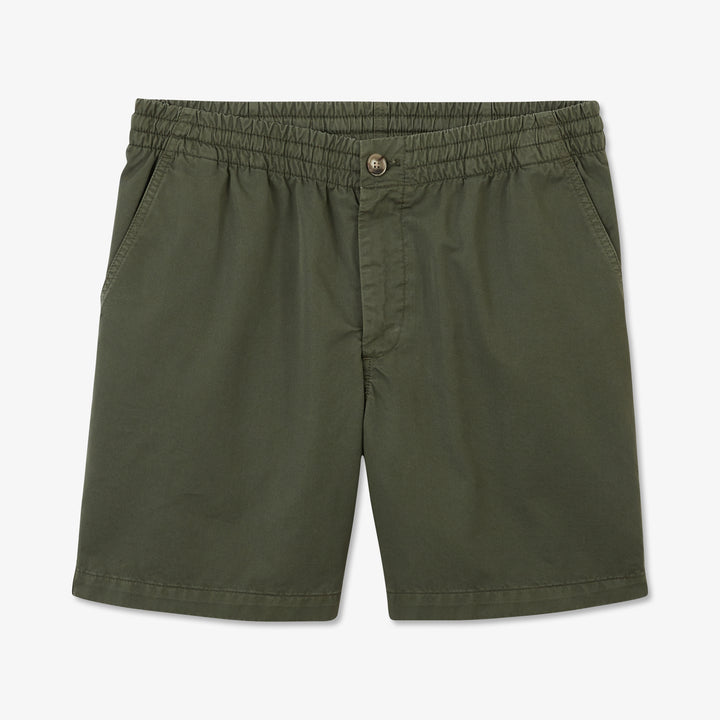 Short chino uni kaki