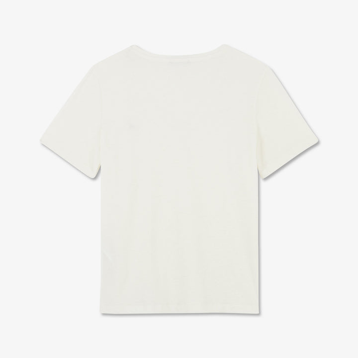T-shirt uni à manches courtes