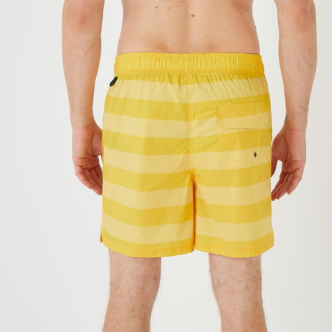 Yellow striped swim shorts - Image 3
