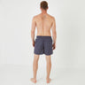 Short de bain rose à micro-motifs