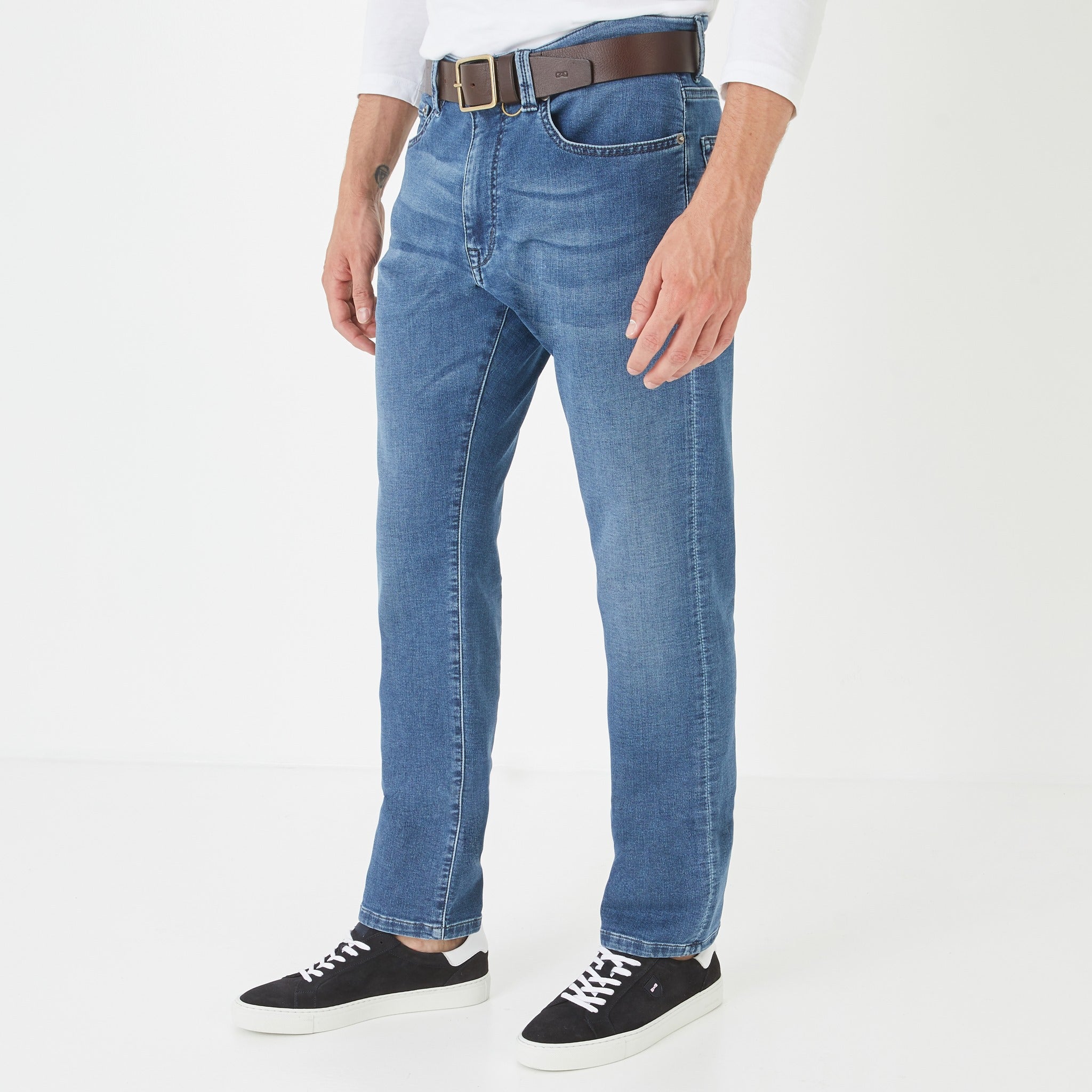 Jean regular bleu foncé