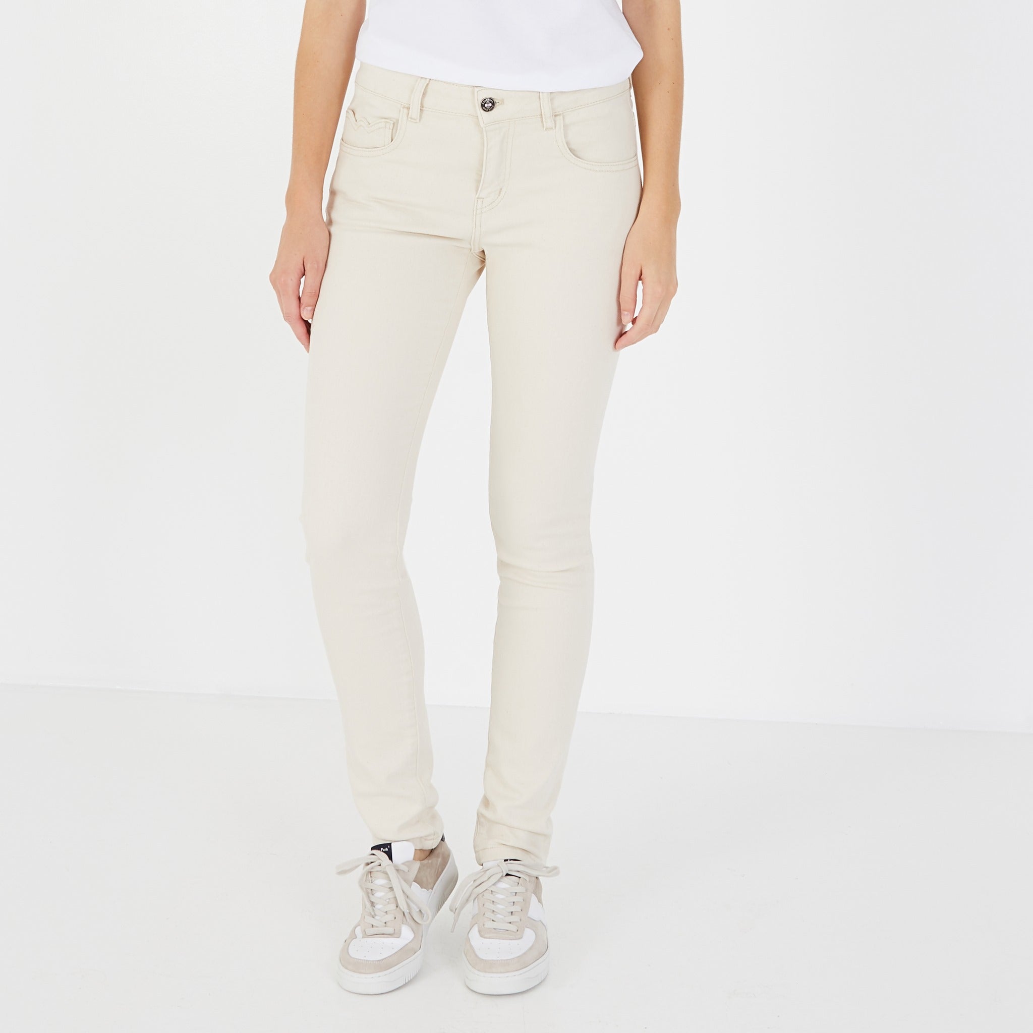 Pantalon blanc en coton