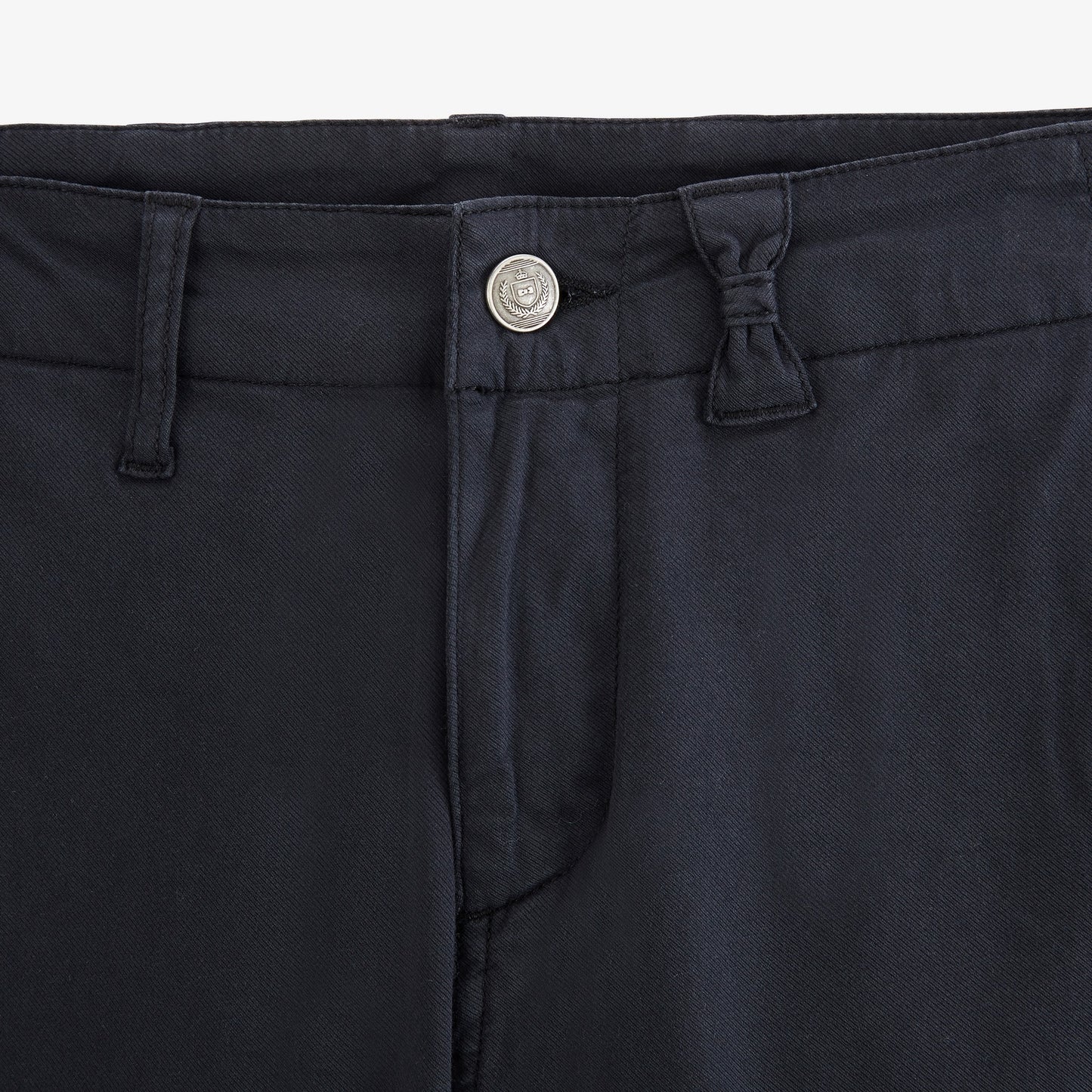 Navy blue cotton trousers