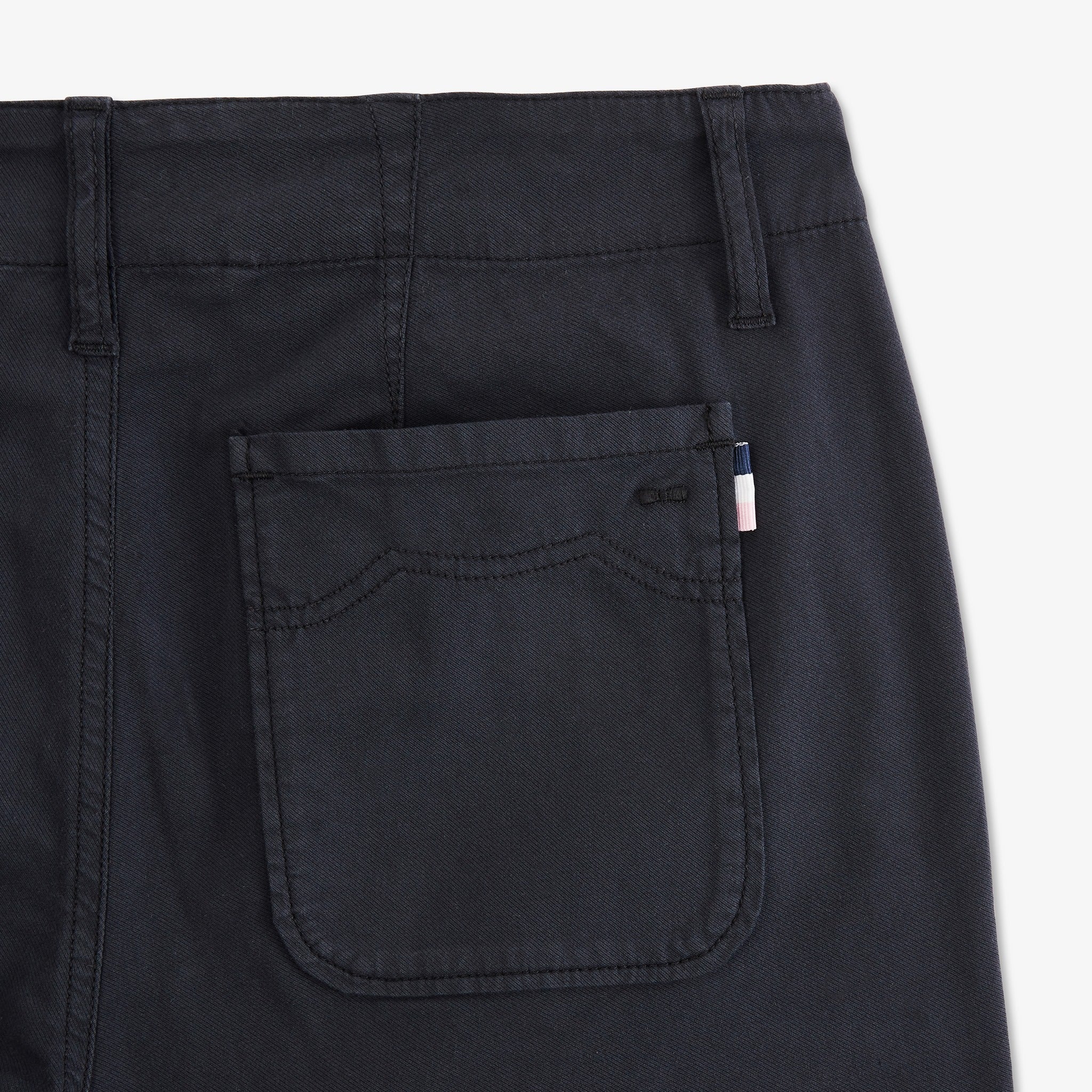 Pantalon bleu marine en coton