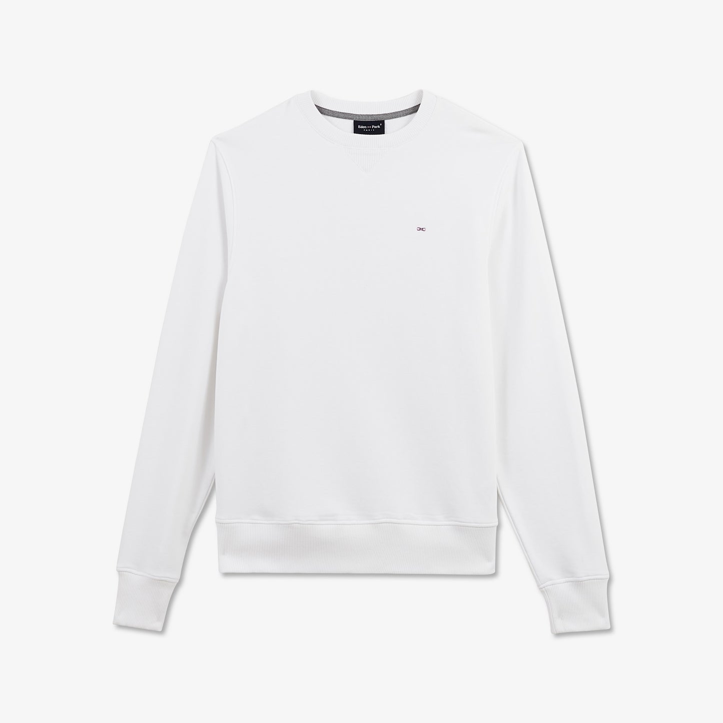 Sweat blanc en molleton