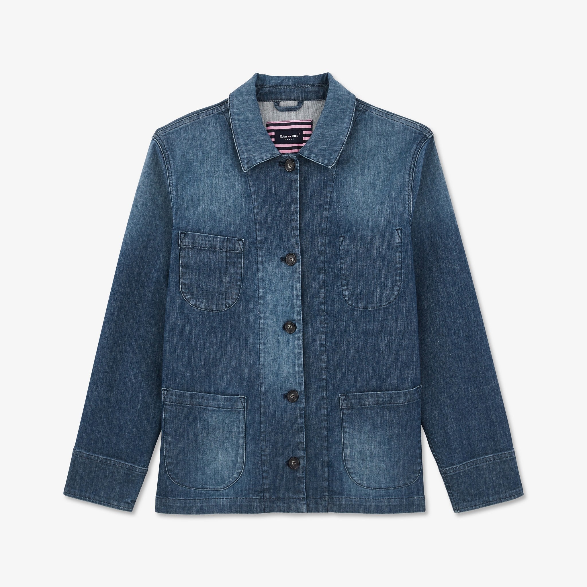 Surchemise blue in cotton