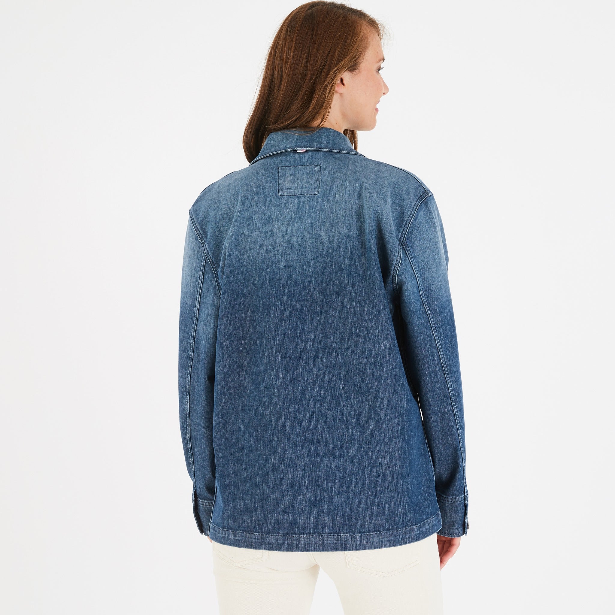 Surchemise blue in cotton