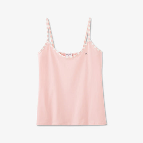 Pyjama court rose en coton biologique - Image 1
