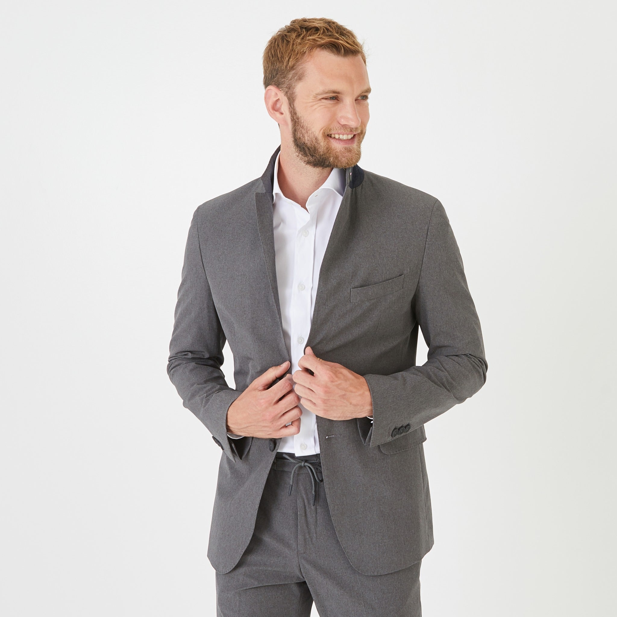 Blazer gris chiné