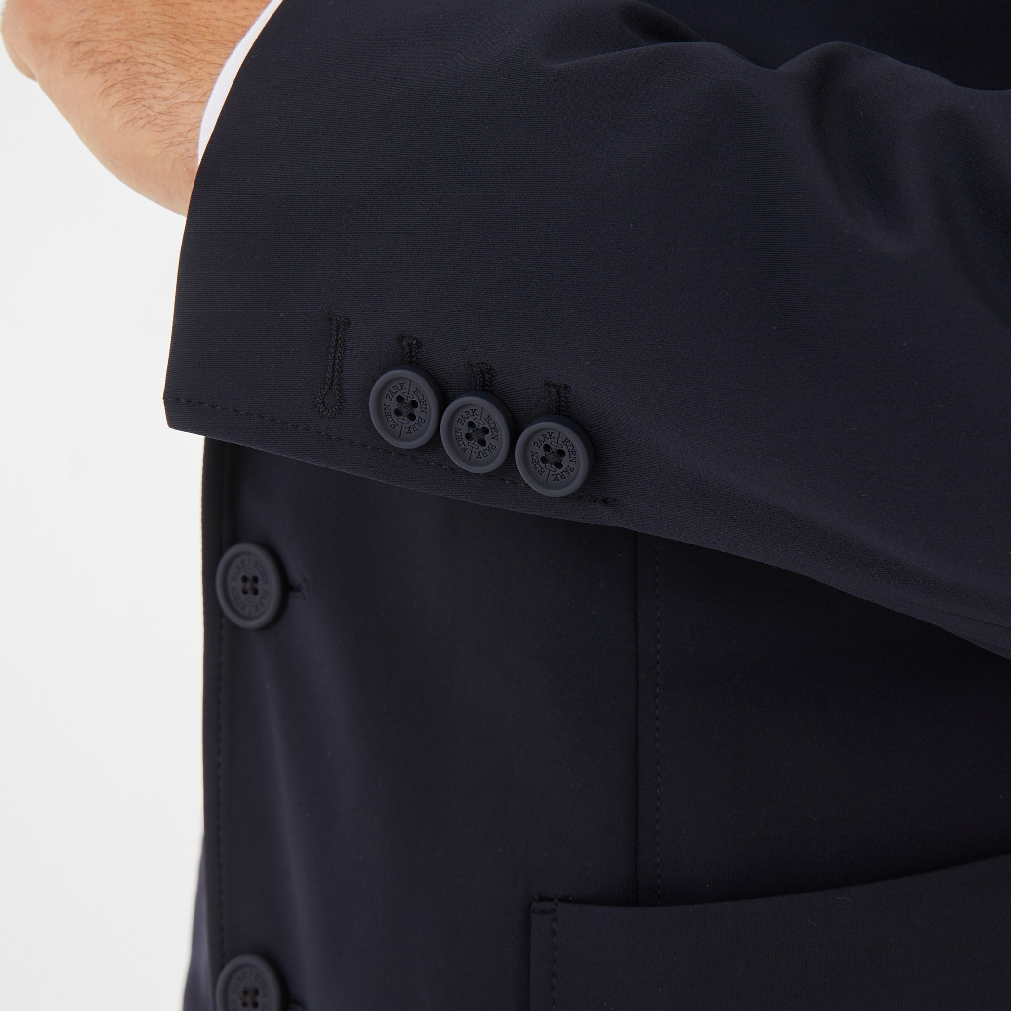 Blazer Blau foncé mit parmenture Sweatshirt amovible